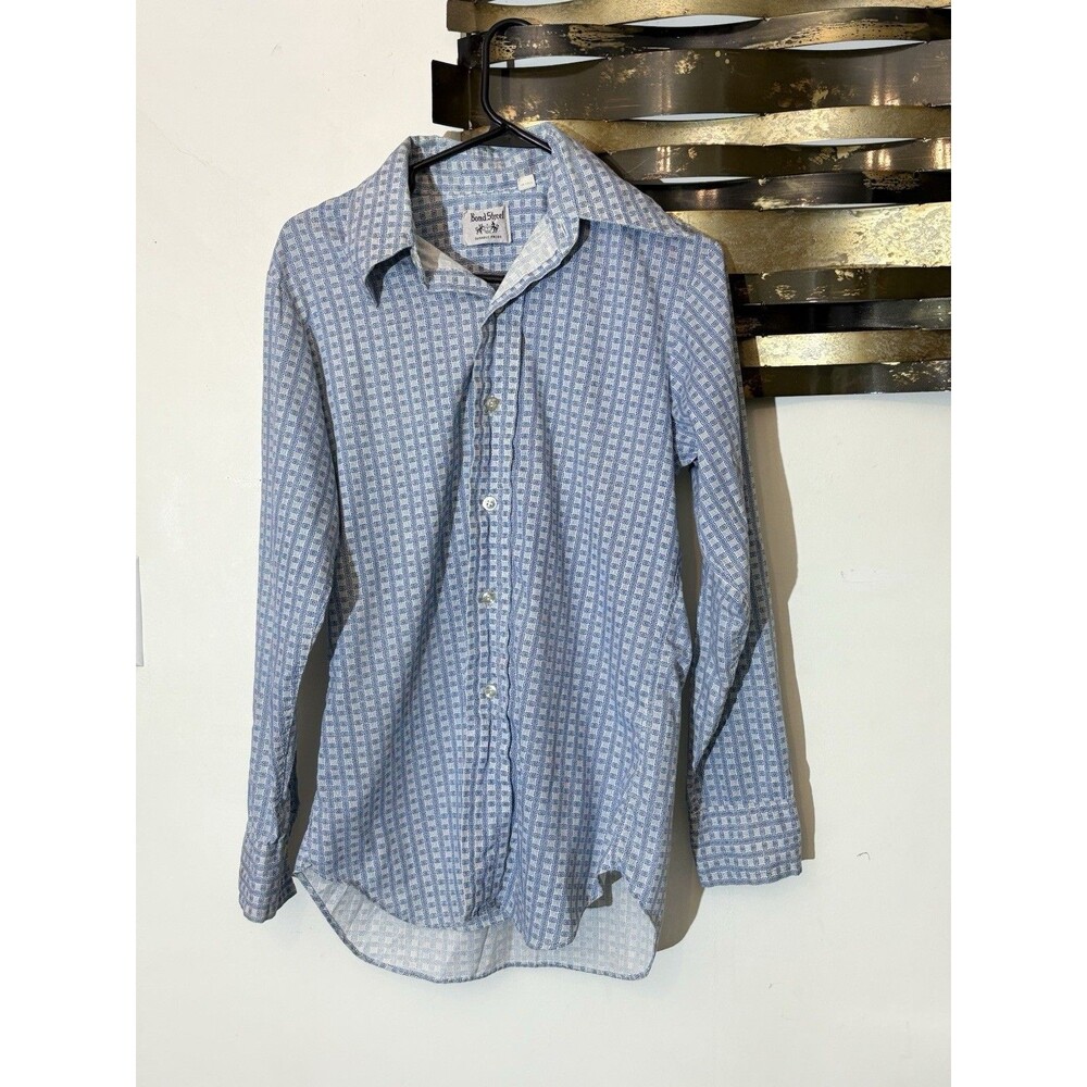 Bond Street Durable Press Button Up Blouse Long Sleeve Vintage size 14